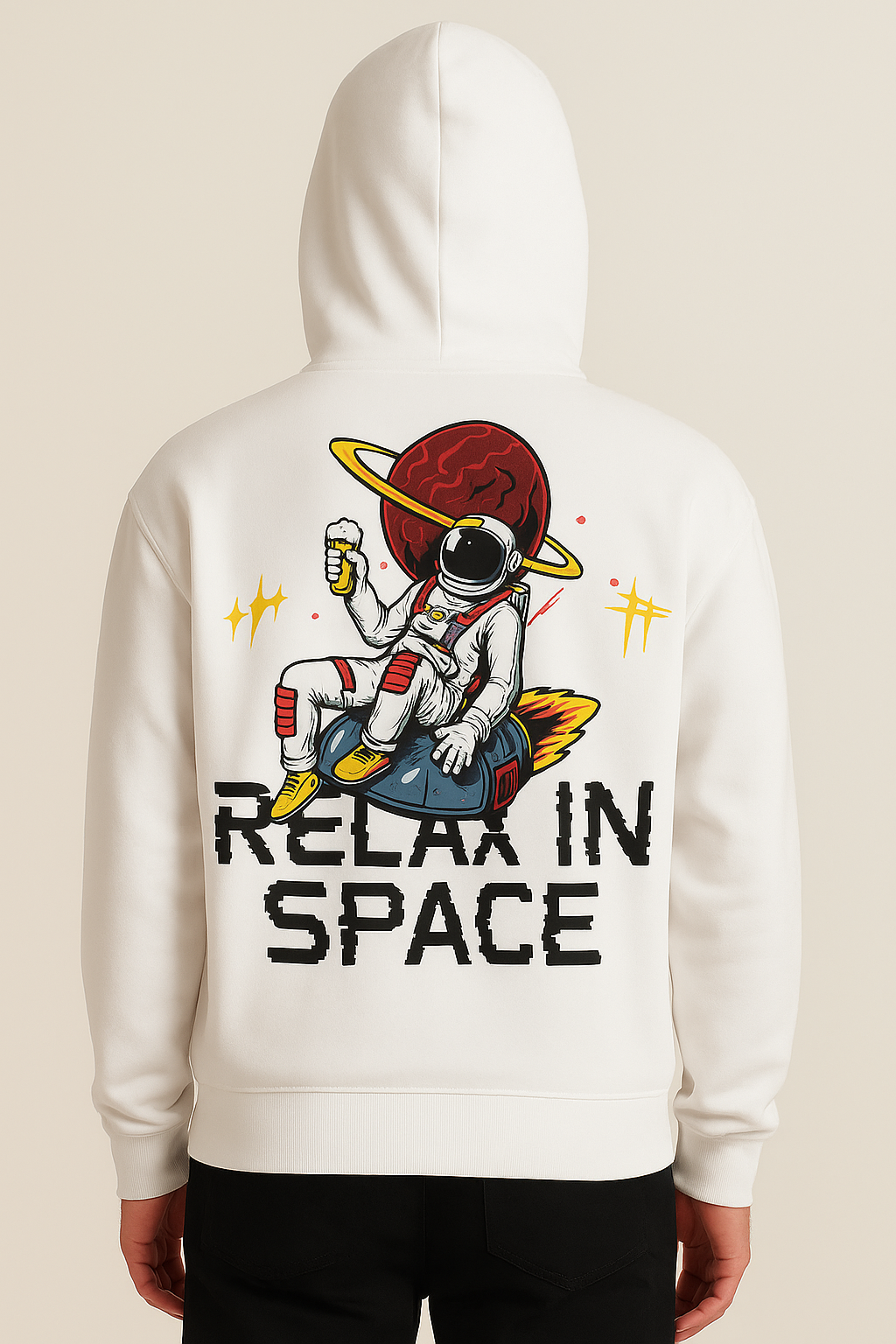 ASTRONAUT MEN'S OVERSIZE HOODIE