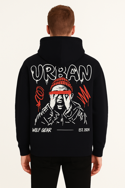 URBAN MEN'S OVERSIZE HOODIE