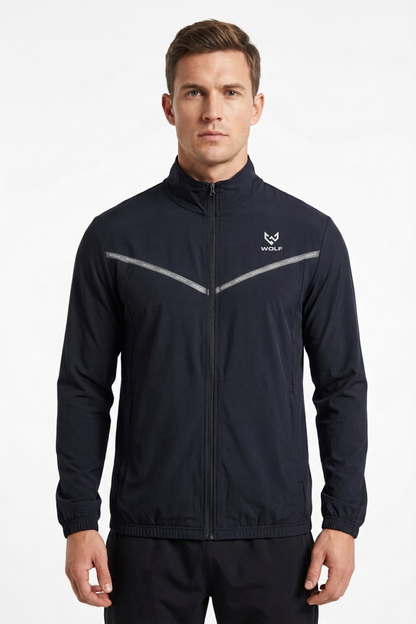 Men’s Full-Zip Training Jacket – Black